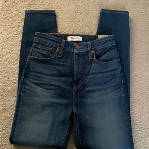 Curvy high rise skinny jeans madewell